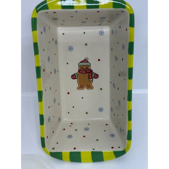 Temp-tations Holiday Mini Loaf Pan 12oz w/ Lid – Snowman & Penguin Design - Picture 3 of 8